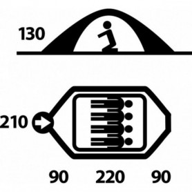 BOYARD Classic 4 палатка, 4, темно-зеленый