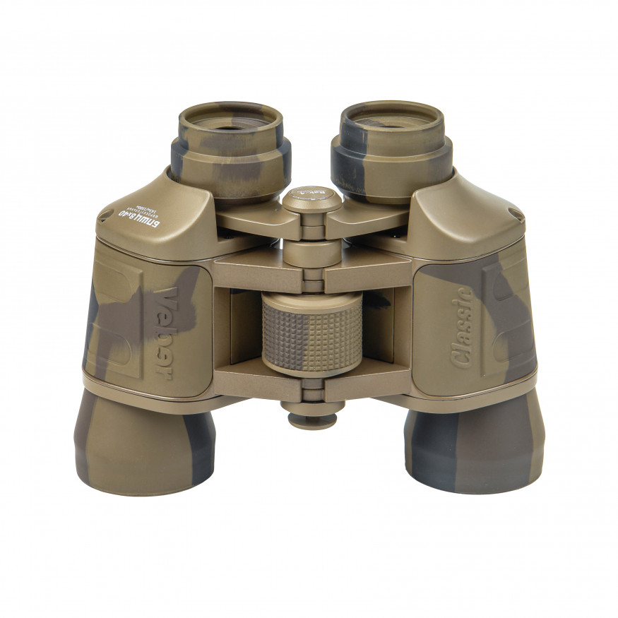 Бинокль Veber Classic БПШЦ 8x40 VRWA широкоугольный, камуфлированный