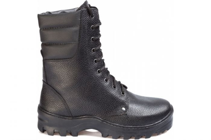 Ботинки кожаные с высоким берцем зимние мод. 5092 РЕЙД