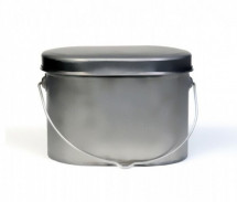 Котелок низкий 1,8 л титановый крышка без ручек Роза Ветров