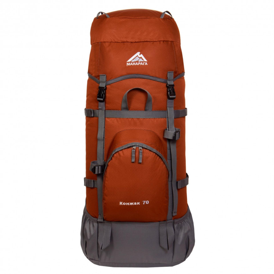 Рюкзак МАНАРАГА Конжак-70 V3 терракотовый-серый
