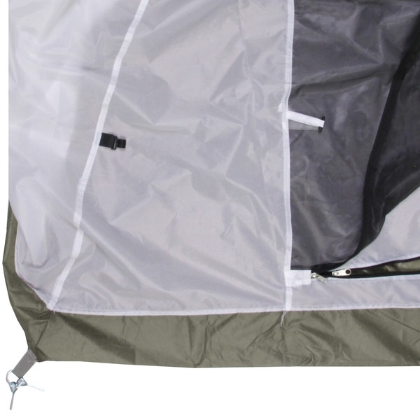 Палатка туристическая Кама-3 двухслойная, (100+215)*215*170 см, серо-синий