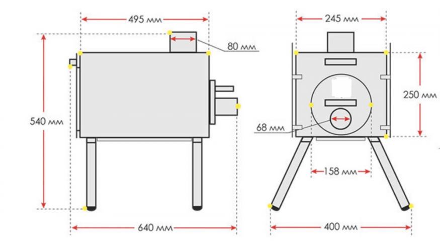Печь &amp;quot;Экономка Средняя&amp;quot;
