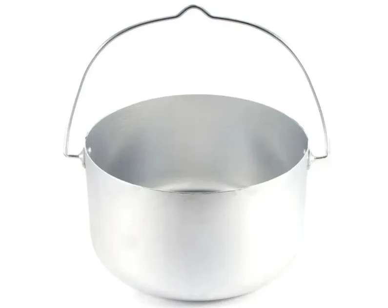 Котелок костровой СЛЕДОПЫТ цилиндрический 6 л, алюминий