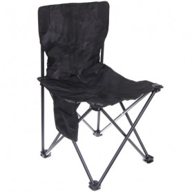 Стул складной в чехле до 100 кг, 39*39*64 см, чёрный