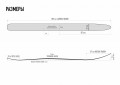 Лыжи Тайга, дерево-пластик, длина 185 см, ширина 150 мм