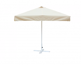 Зонт квадратный 2.5 х 2.5 м (8 спиц) сталь цинк, с воланом