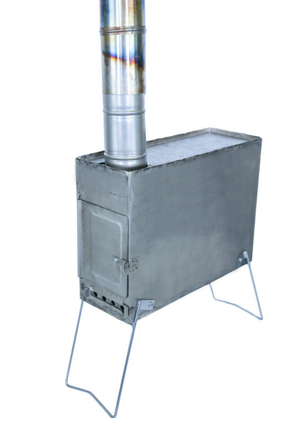 Печь походная Век Теплина (Титан)