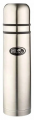 Термос Биосталь с узкой горловиной и пробкой с кнопкой, 2 чашки, 0,75 л