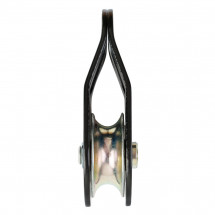 Блок-ролик одинарный с подшипником сталь 0402, Вертикаль