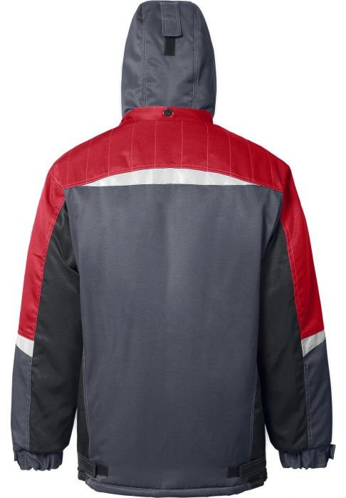 Куртка утеплённая Таймыр серо-красная