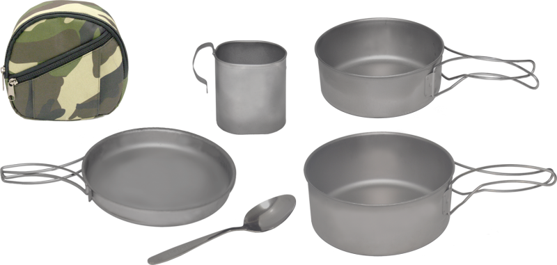 Набор посуды для офицера (титан), Роза Ветров