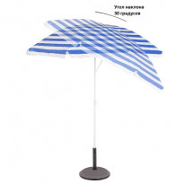 Зонт садовый (d=2м) полоска, A0014, Green Glade