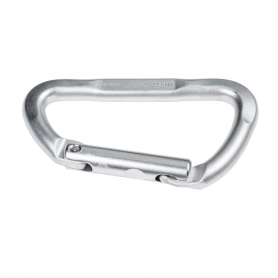 Карабин дюралевый трапеция Малый с р/ж с прямой защелкой кейлок, 22 кН, Ринг