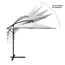 Зонт садовый (d=3 м) серый, 6002, Green Glade