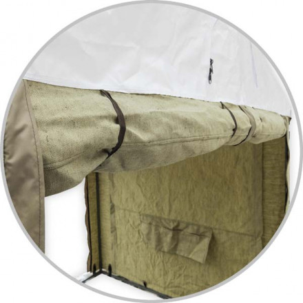 Палатка сварщика 2х2 м (ПВХ+брезент)