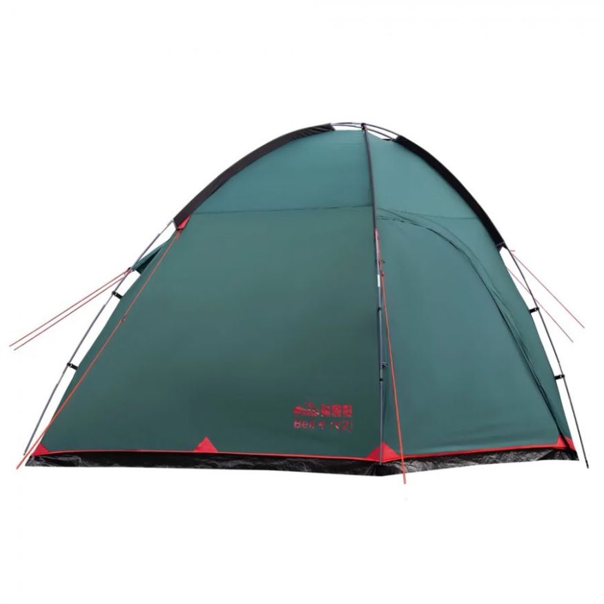 Палатка Bell 4 v2, зеленый цвет, Tramp
